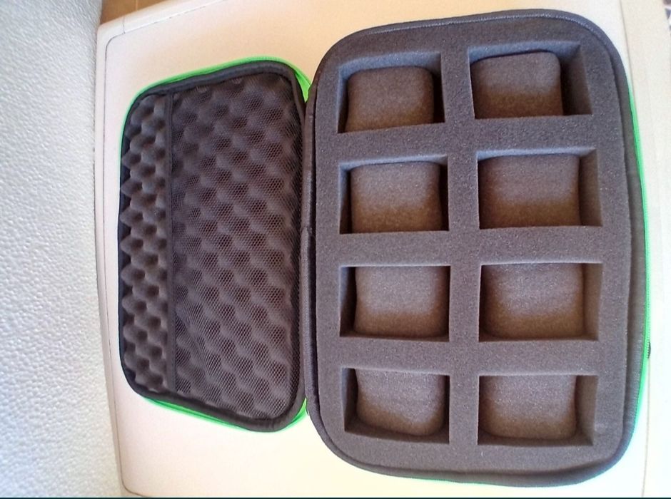 Estojo Mala de Viagem para 8 Relógios Seiko Citizen Breitling Oris Iwc