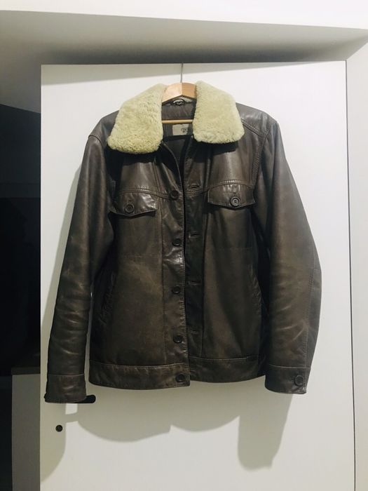 Kurtka skórzana camel active