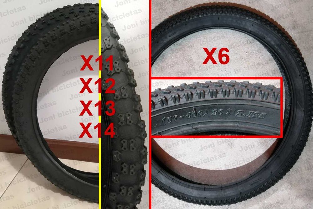 Rodas, pneus e câmaras de bicicleta (roda 20 e 16)