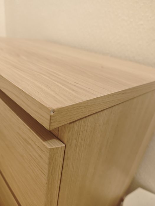 Cómoda IKEA MALM – 3 gavetas (Carvalho)