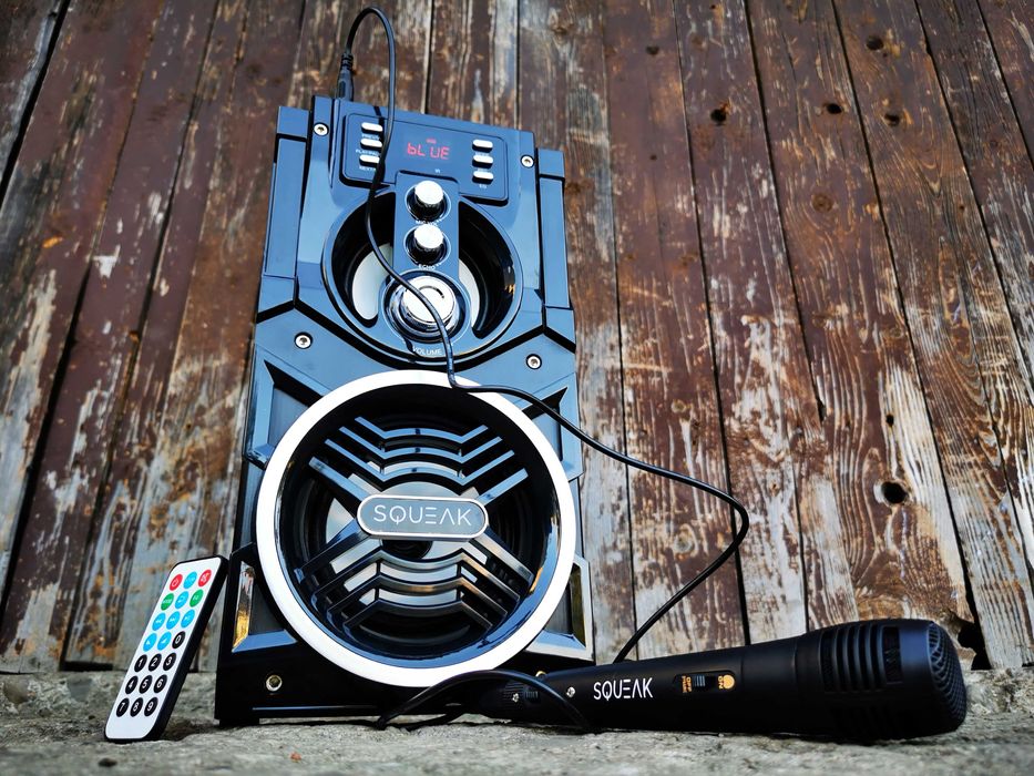 KOLUMNA Nagłośnieniowa Głośnik BLUETOOTH WIEŻA Radio USB MP3 Budowlane