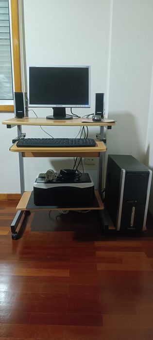 Computador Desktop Completo c/ Som + Impressora