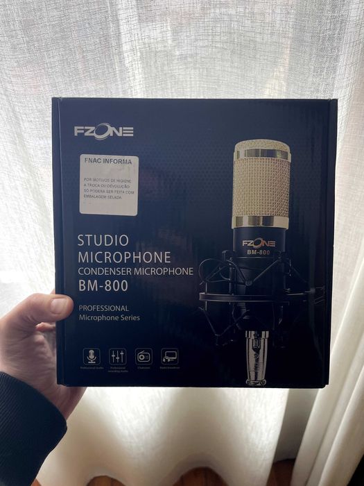 Microfone condensador BM-800 (Nunca Usado)