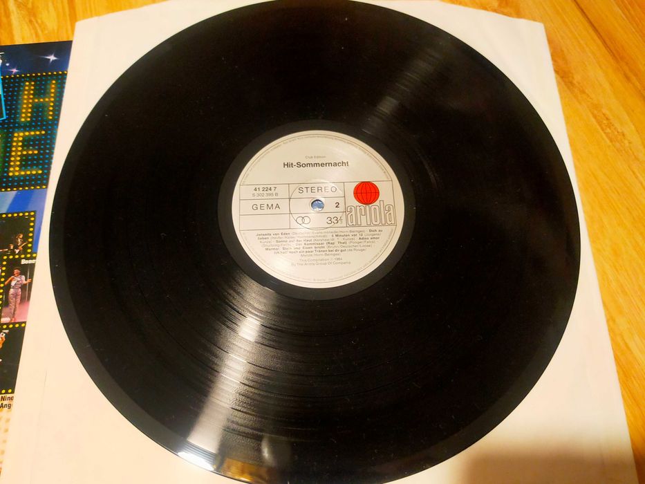 Hit Sommernacht - Compilation 2LP m.in Peter Schiling, Boney M., Falco
