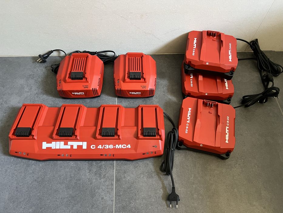 Зарядні пристрої , зарядки Hilti C4/36-350,  C4/36-MC4 Nuron C8-22