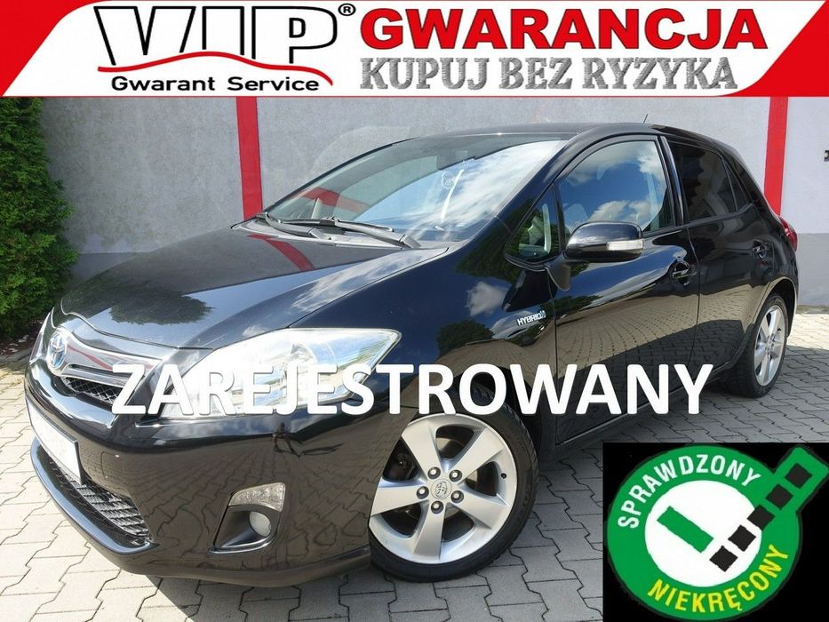 Toyota Auris 1,8 HYBRID Klimatronik Kam.Cof. Alu Opłacony Automat VIP Gwarancja