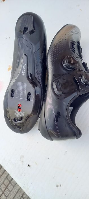 Sapato ciclismo Shimano RC7 preto prateado 40