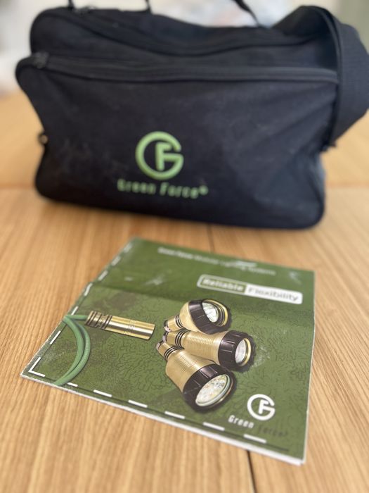 Kit Lanterna Mergulho Green Force