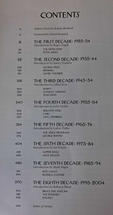 The Complete Cartoons of The New Yorker - livro de luxo com 670 páginas.