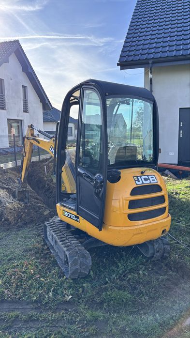 Minikoparka JCB 8018 rok 2015 cena brutto