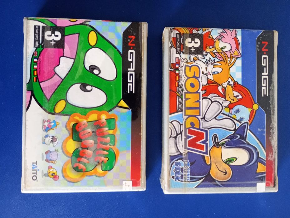 Jogos NGage SELADOS, Sonic, Tomb Raider e Puzzle Bobble