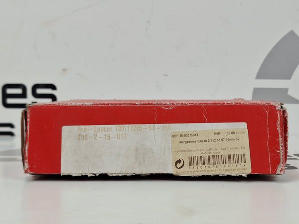 Eibach 2 Espaçadores 15mm 5x100 5x112 57mm