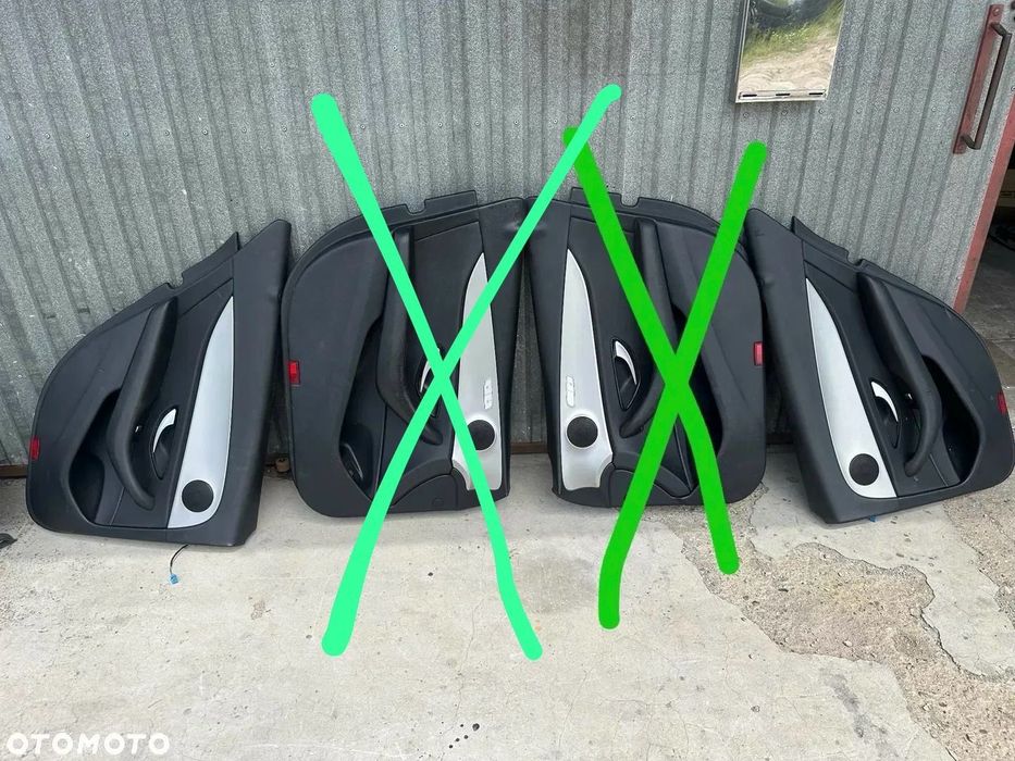 MERCEDES E 213  boczek tapicerka drzwi dekor głośnik  listwa