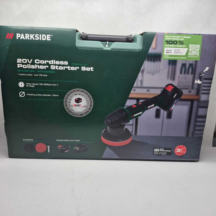 Polerka Parkside PPMAS 20-Li A2 akumulator 20V 4 Ah ładowarka; Komis Jasło Igielna