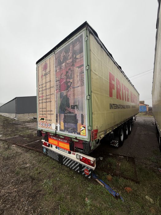 Продам schwarzmuller  верх напіпричепа ТЕНТ ПОЛ ВОРОТА