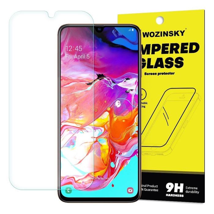 Szkło Hartowane 9H Płaskie Do Samsung Galaxy A70
