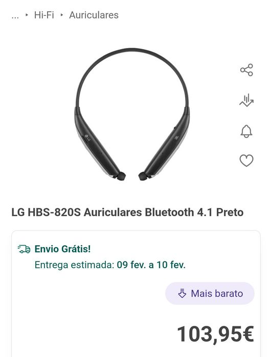 LG - HBS-820S " Fones "
