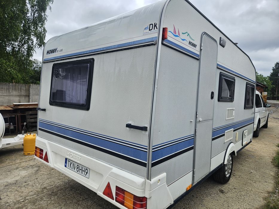 Przyczepa kempingowa Hobby 440 z 1995r.zarejstrowana w Pl.