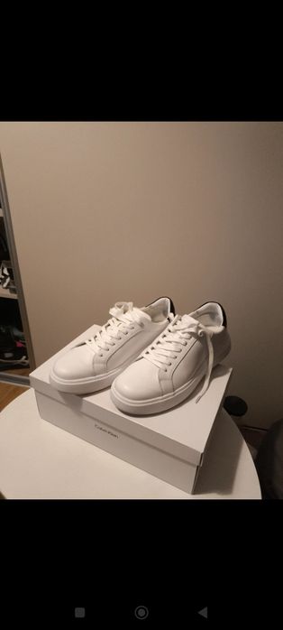 Białe buty CK sneakersy w rozmiarze 43