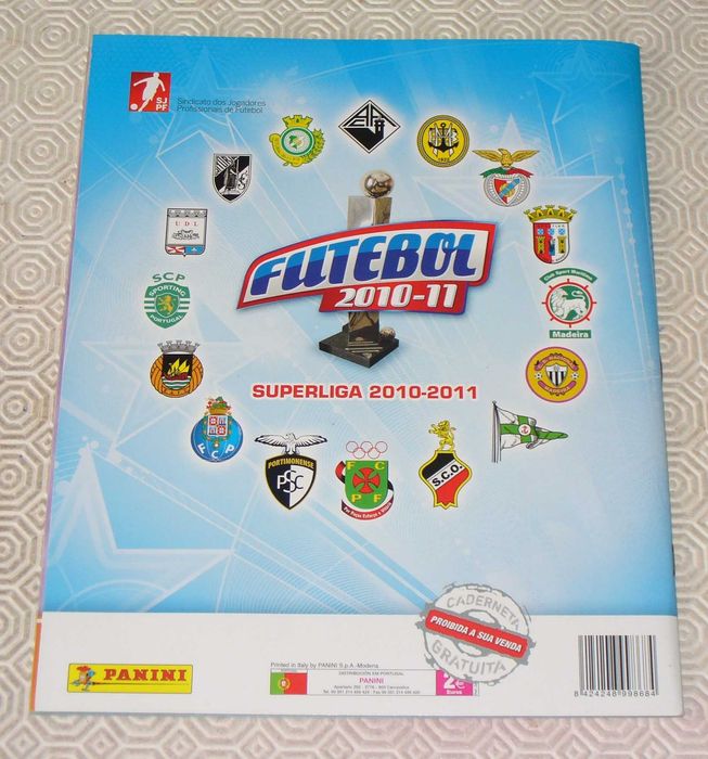 Futebol 2010/2011 - caderneta Panini