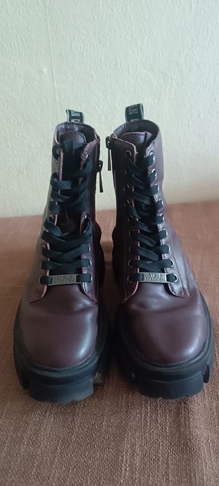 Workery Steve Madden skóra naturalna