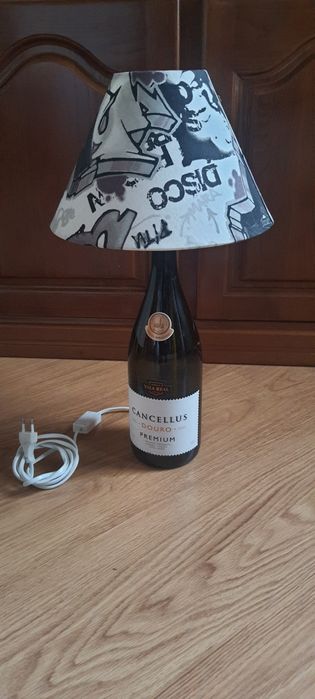 Candeeiro de mesa em vidro