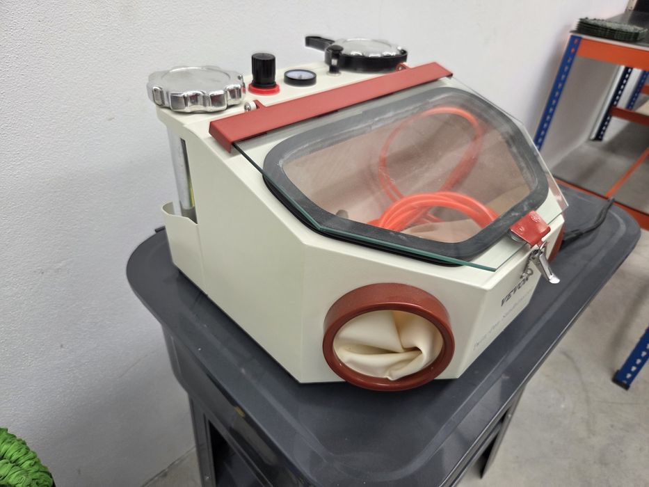 Maquina limpeza micro areia