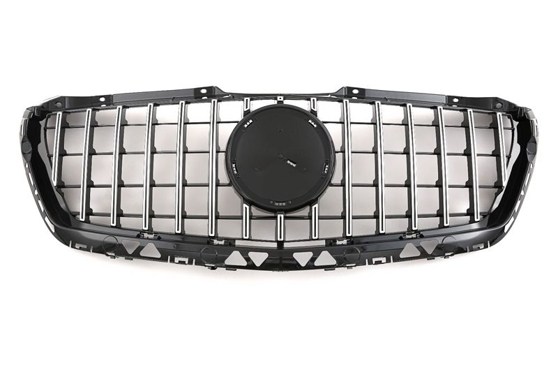 GRELHA DIANTEIRA PANAMERICANA GTR PARA MERCEDES SPRINTER W906 2013-2018 - CROMO