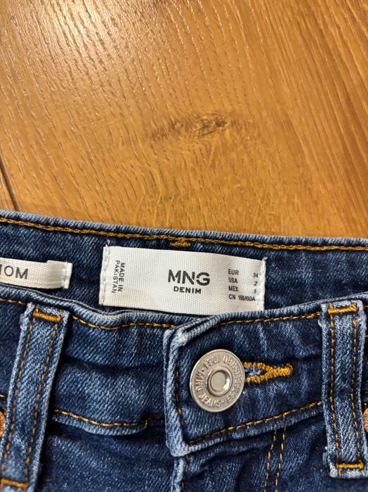 Spodnie jeansowe Mango rozm. XS 3/4 mom