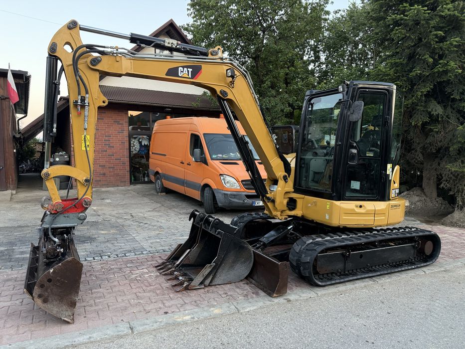 Minikoparka Caterpillar CAT 305.5 E2 CR z Niemiec Klimatyzacja 3 łyżki 5,5tony 3400mth
