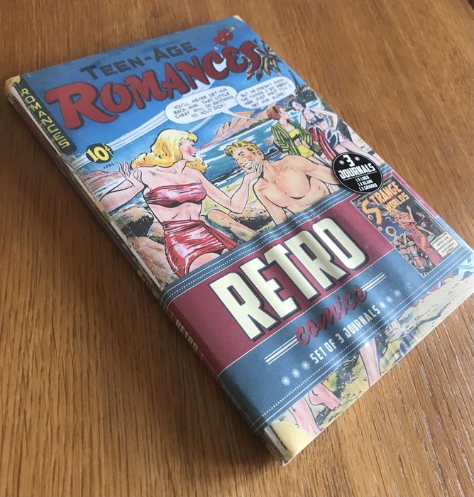 Cadernos Vintage - Retro Comics - NOVO - Selado