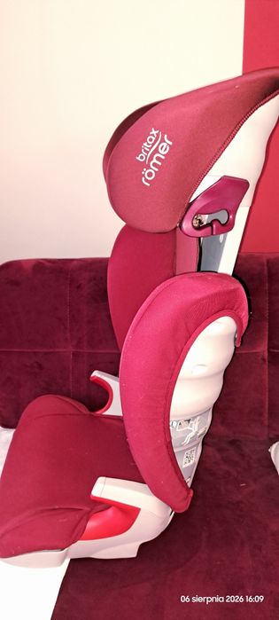 Britax Römer, model Kid II w kolorze czerwonym