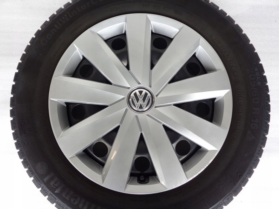 felgi 16 stalowe 5x112 vw t-roc touran caddy passat golf v-vii kołpaki et48
