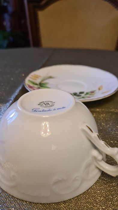 Chávena de chá decorativa