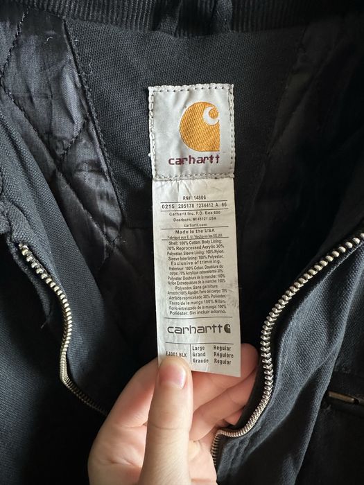 Carhartt jacket.