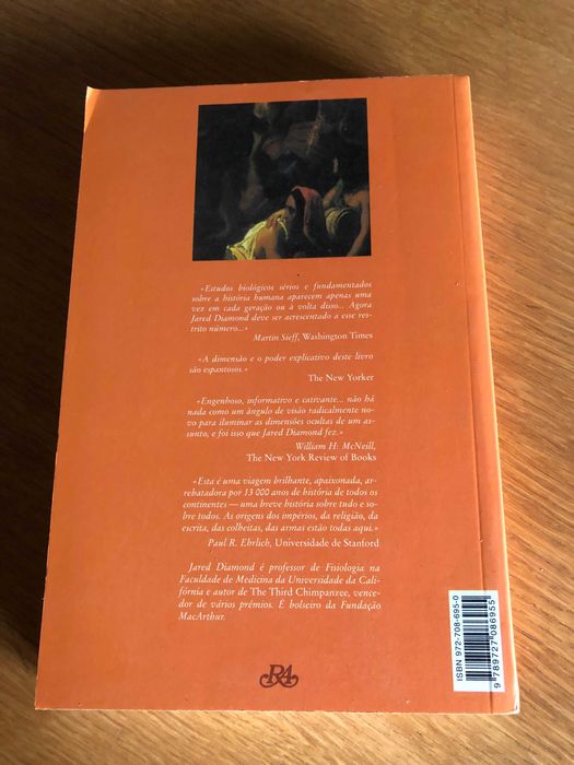 Armas, Germes e Aço    JARED DIAMOND   portes grátis