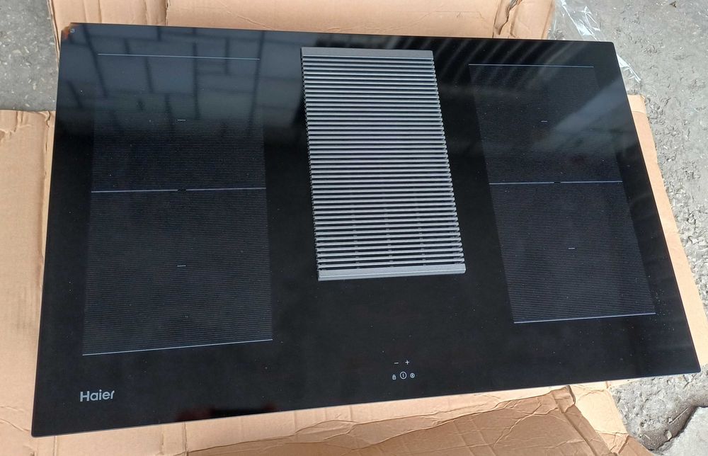 Індукційна плита з витяжкою Series 6 80 I-Dual Haier HAIH8IFMCF 80 см