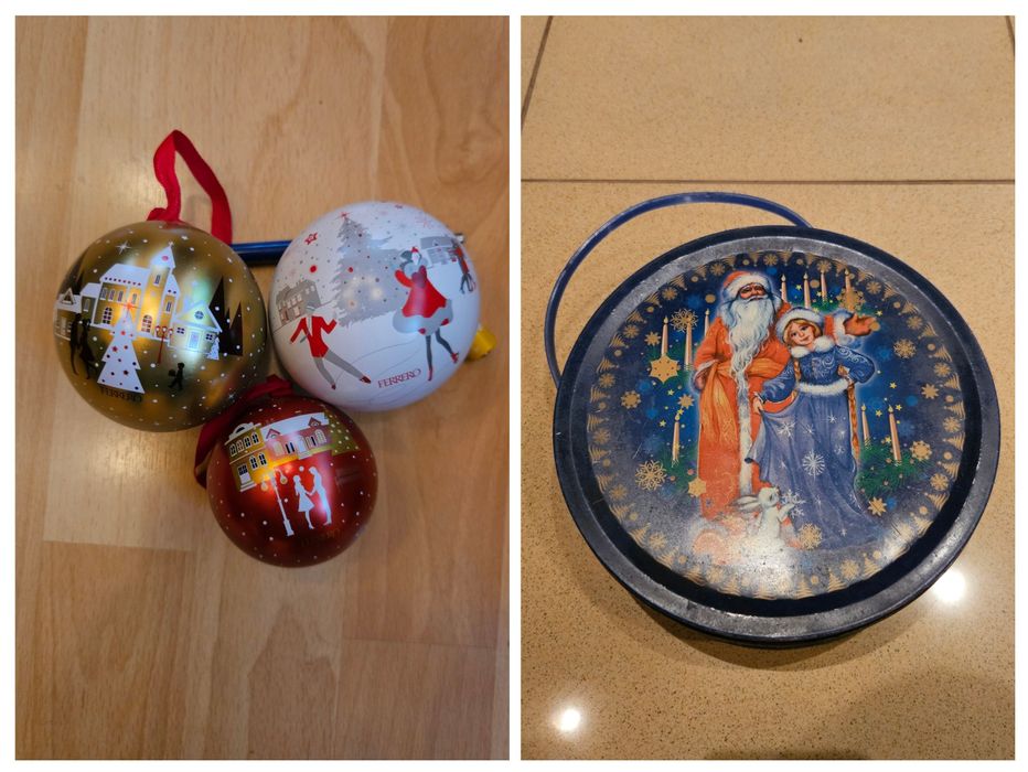 Жестяные   коробки