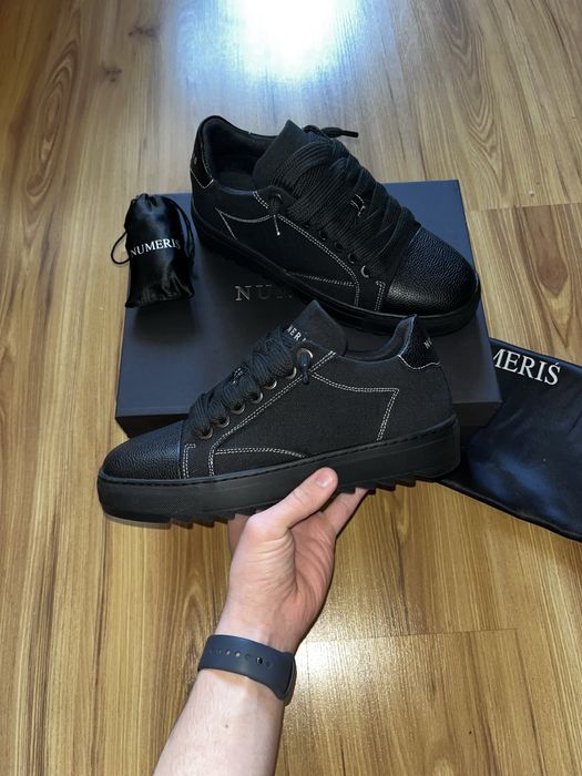 NUMERIS Atelier Acrylic Sneakers нумеріс ателі full black/чорні
