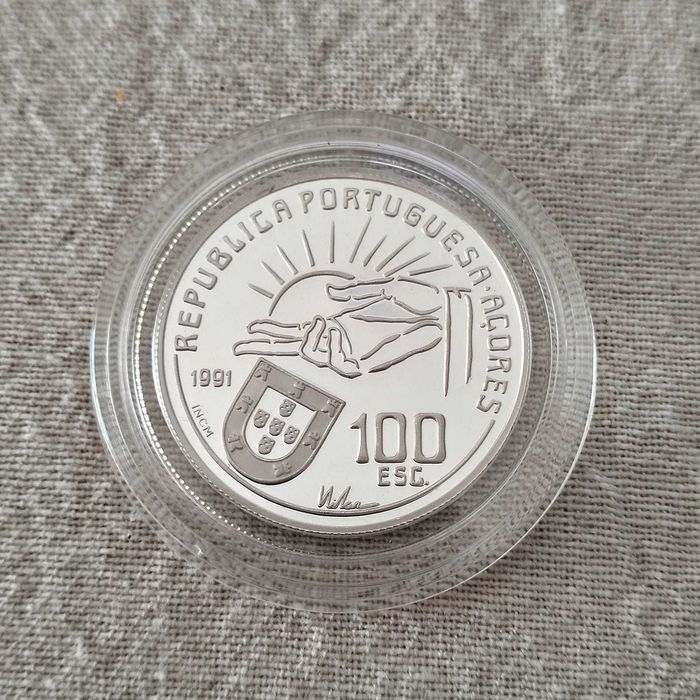 Moeda Comemorativa do Centenário da Morte de Antero Quental (Prata)