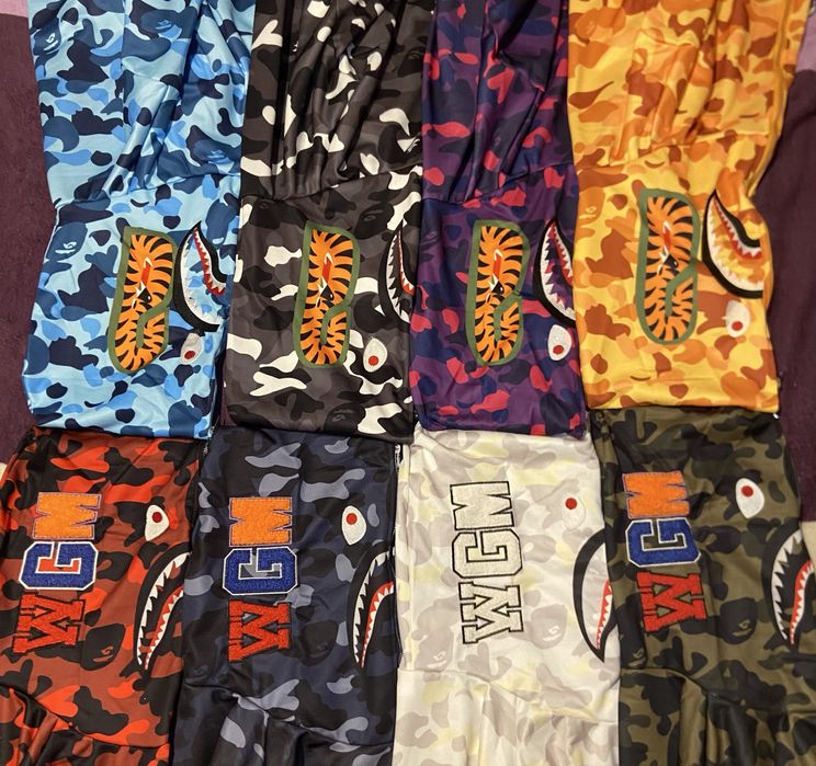 Худі Bape, світшот бейп, лонгслів бейп, светр Bape теплий на флісі