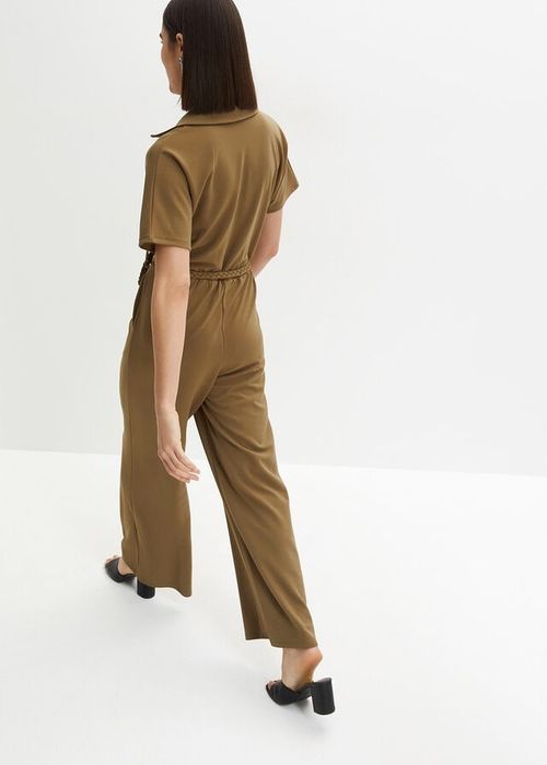B.P.C kombinezon khaki krótki rękaw r.36/38