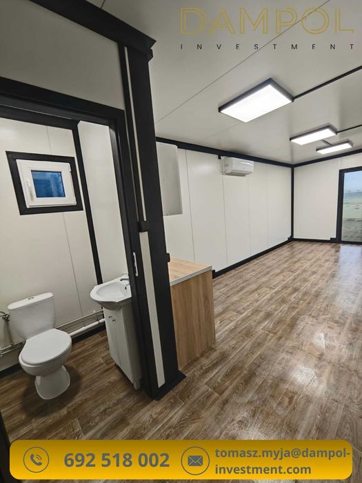 całoroczny Pawilon 8×3 m /szyby stop-sol /PIR/gotowy od ręki /kontener