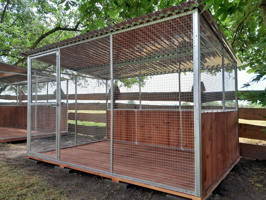 Woliera dla kota klatka box ocykowana 3x2