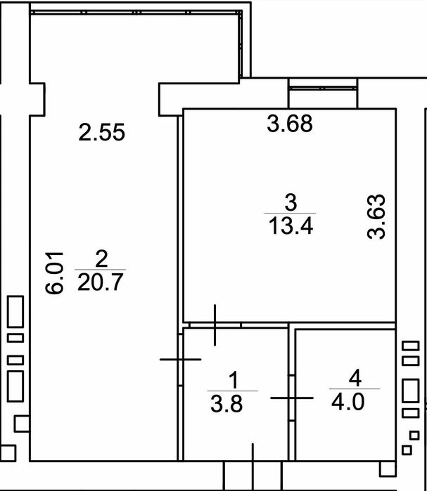 Готова квартира в центрі Вишневого. ціна 49350 дол.