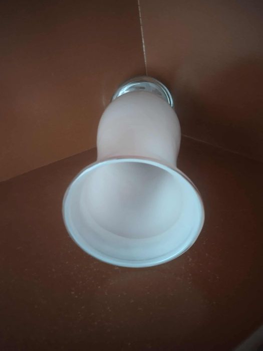 Wazon , kielich różowy, 26 cm