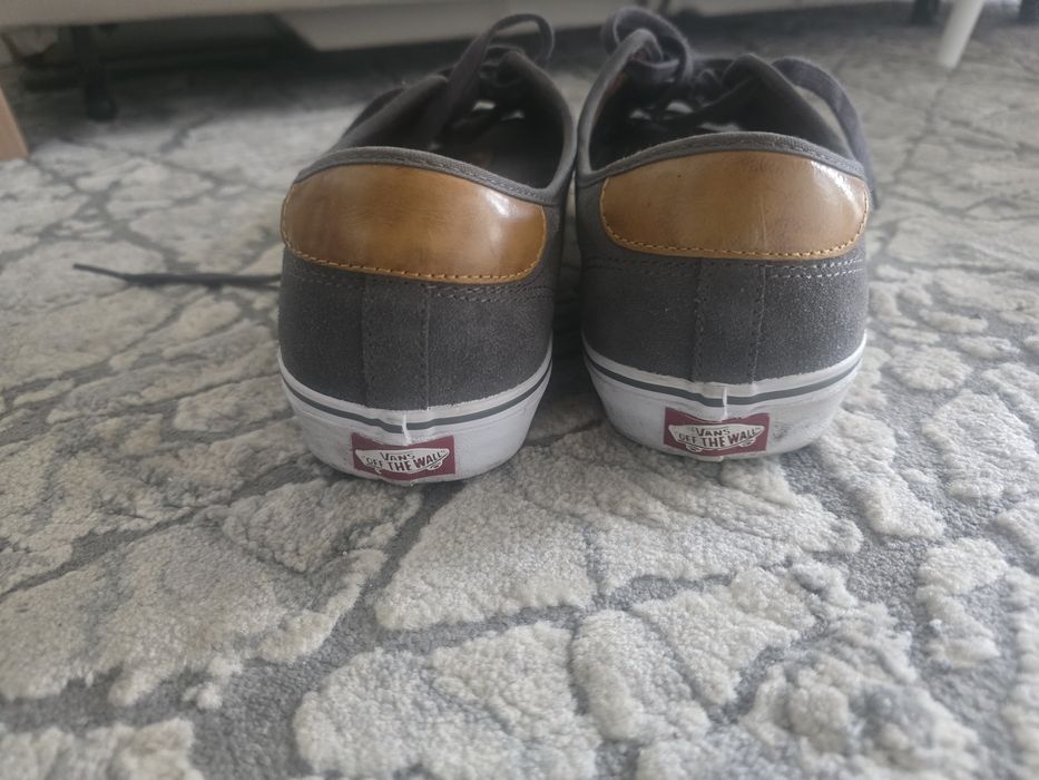 Trampki vans skórzane