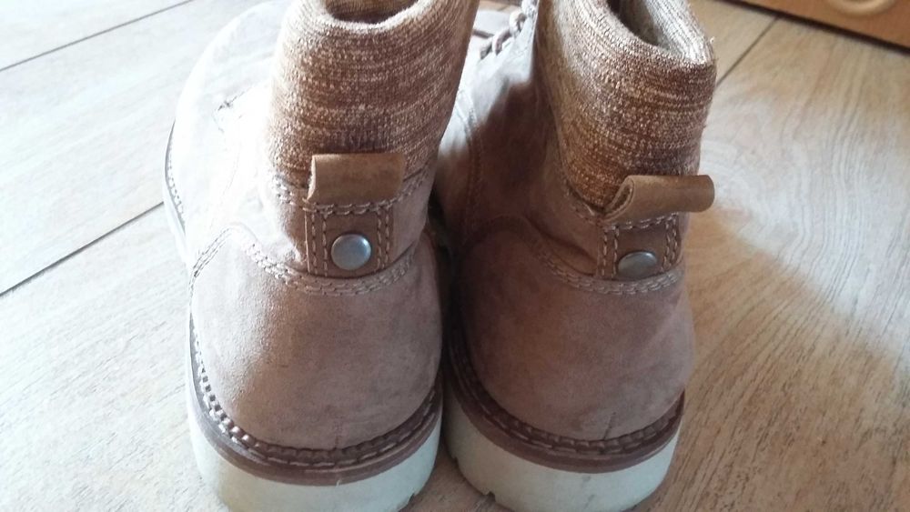 Buty workery damskie a'la zamsz 39