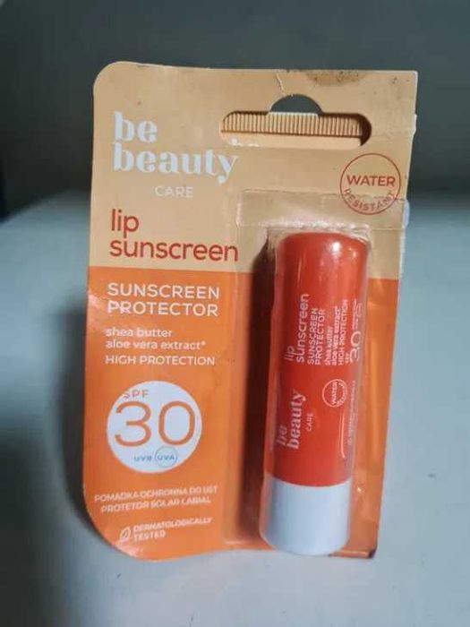 Wodoodporna pomadka ochronna SPF 30 z masłem shea i aloesem – Nowa