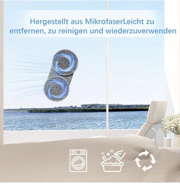 Робот для миття вікон Tosima W2, 3800 Па,